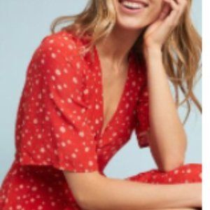 Faithfull the Brand Sarika Wrap Dress.Size 4